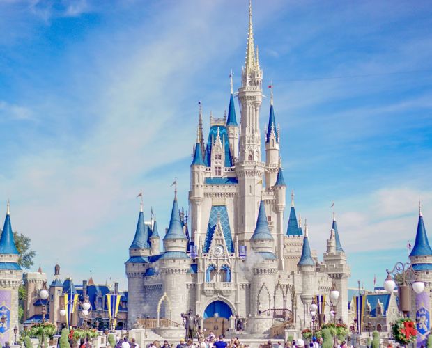 Castillo de Magic Kingdom en Walt Disney World, Orlando.