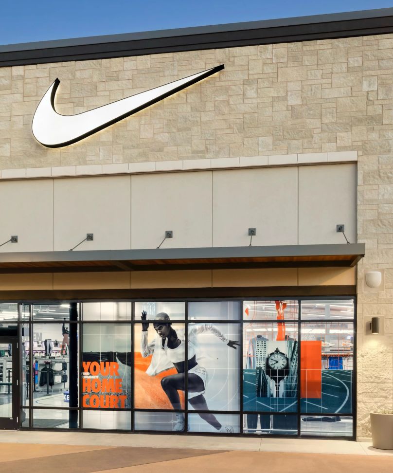 Entrada de Nike Factory Store en Orlando Vineland Premium Outlets.