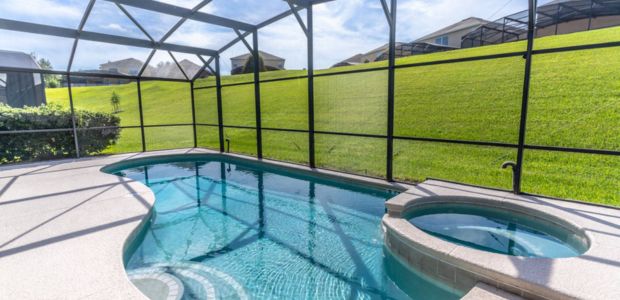 Casa vacacional con piscina privada en Orlando ideal para familias que viajan a Disney.