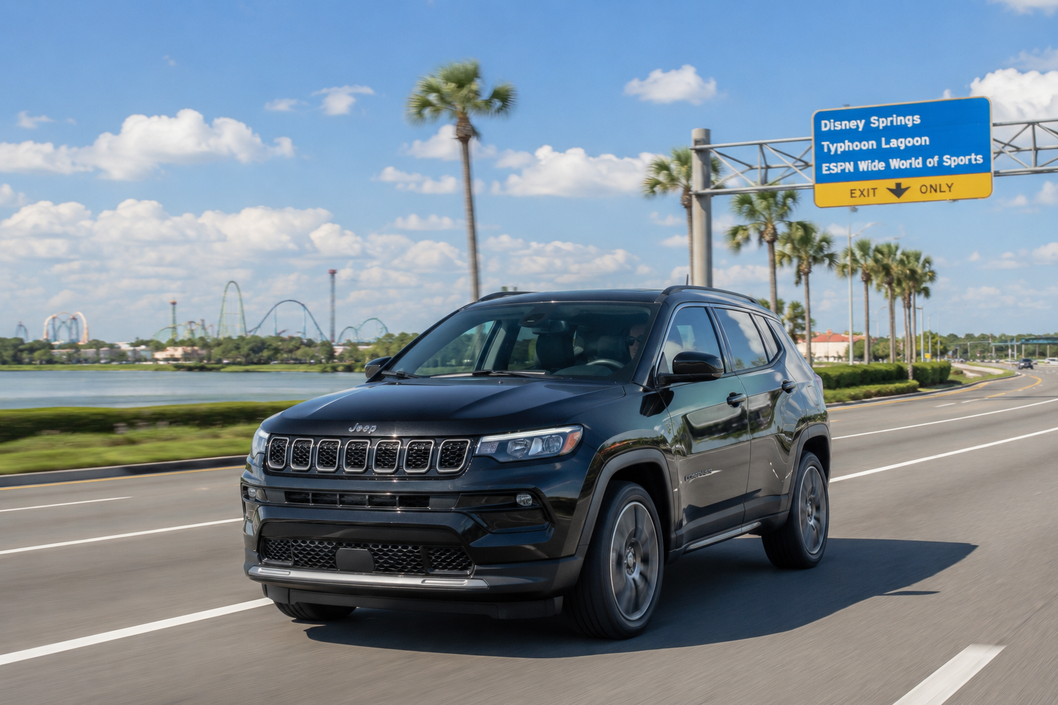 SUV recomendado para recorrer Florida, incluyendo Orlando, Miami y la Costa del Golfo.