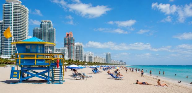 Playa de Miami, Estados Unidos. Guias de viaje.